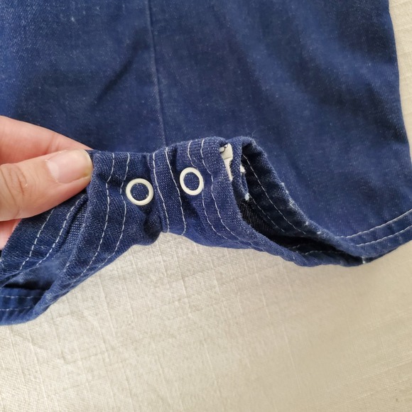 Vintage Midnight Chambray Bubble Romper 12 months - Picture 8 of 8